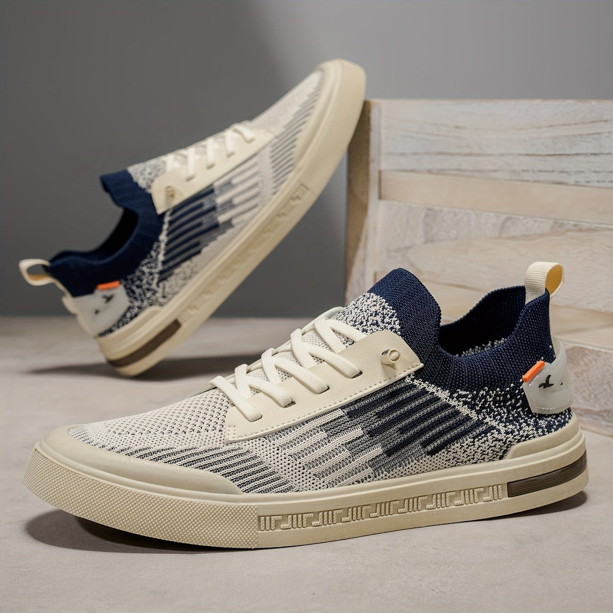 Milo knit sneakers - Beige detail
