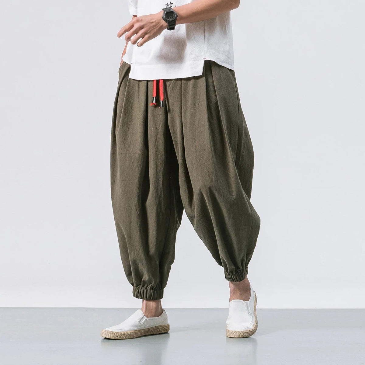 Milo linen pants - Green