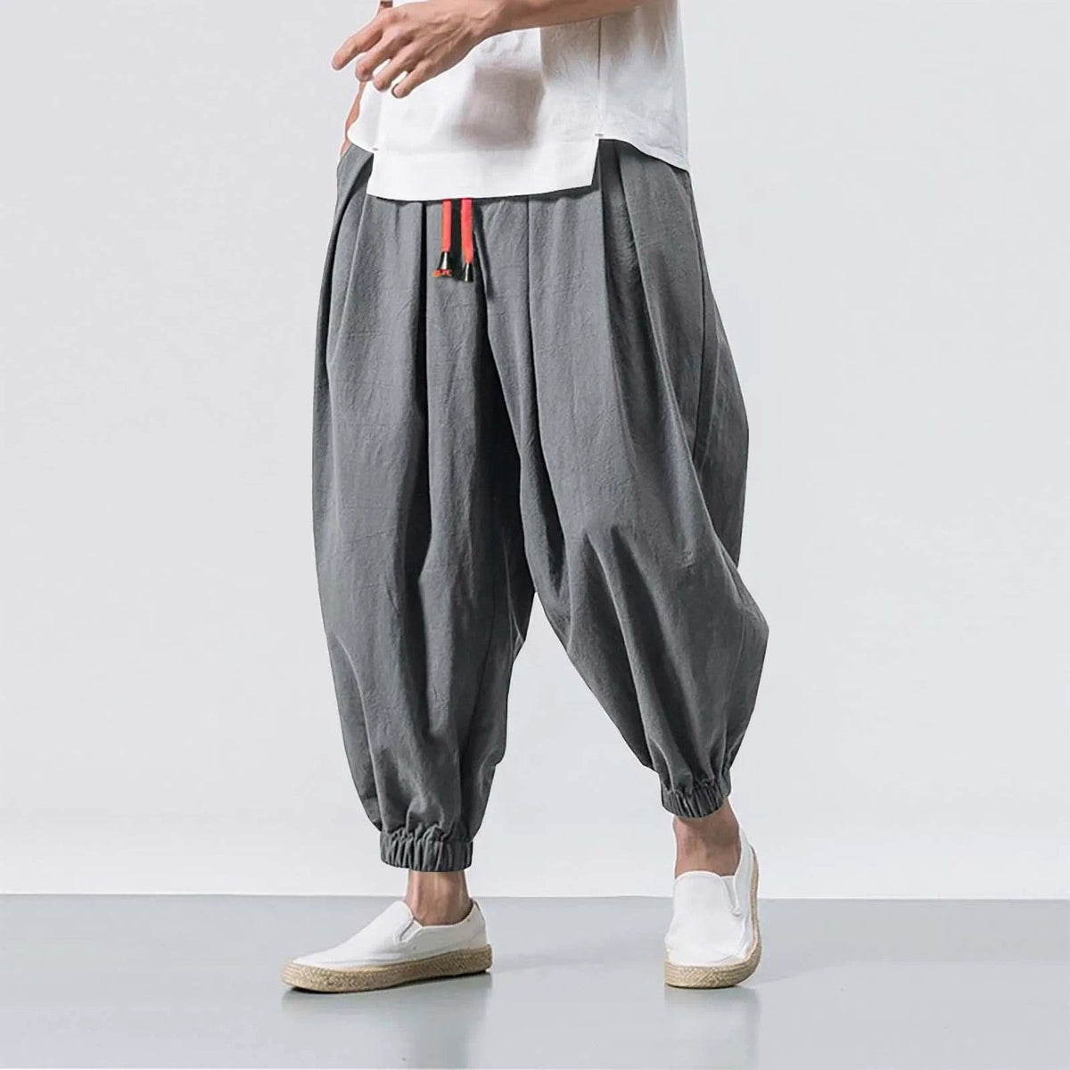Milo linen pants - Grey