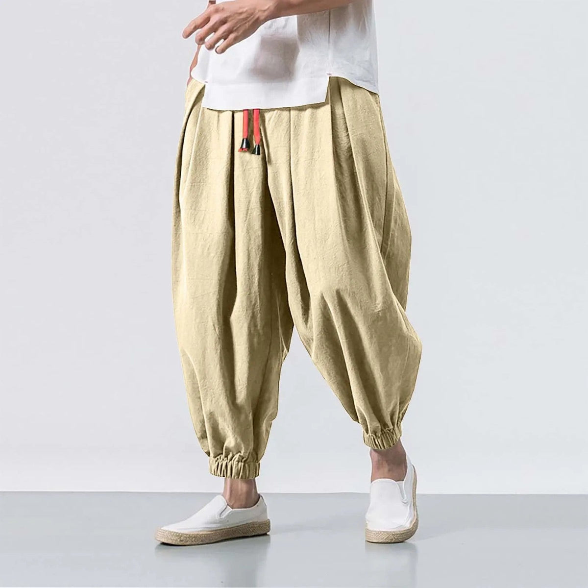 Milo linen pants - Khaki