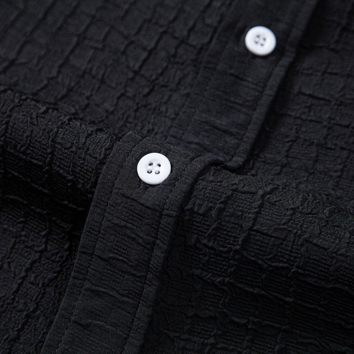 Milo linen set - Black detail