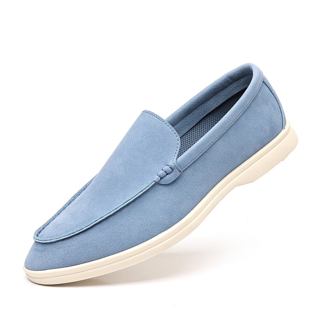 Milo suede moccasin loafers - Sky Blue