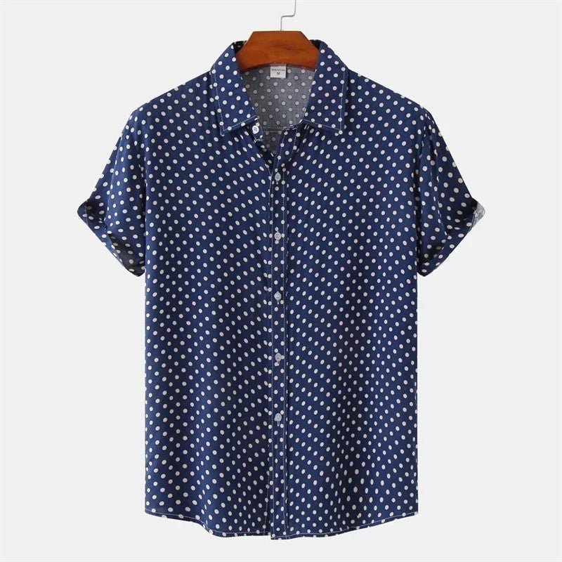 Milo polka dot shirt - Blue