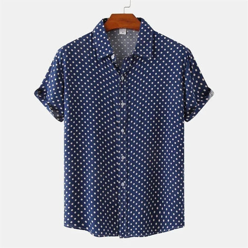 Milo polka dot shirt - Blue