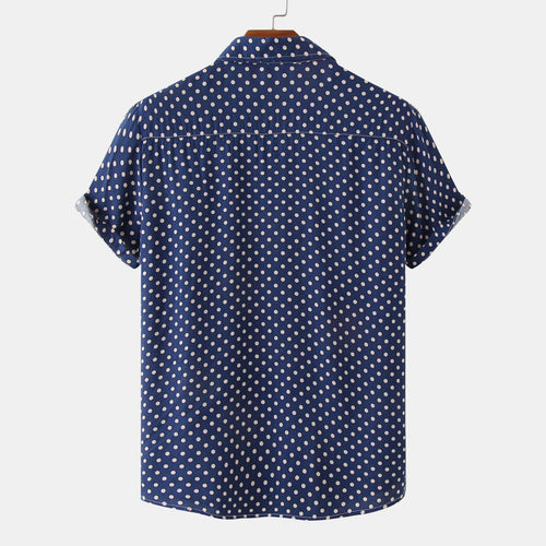 Milo polka dot shirt - Blue detail