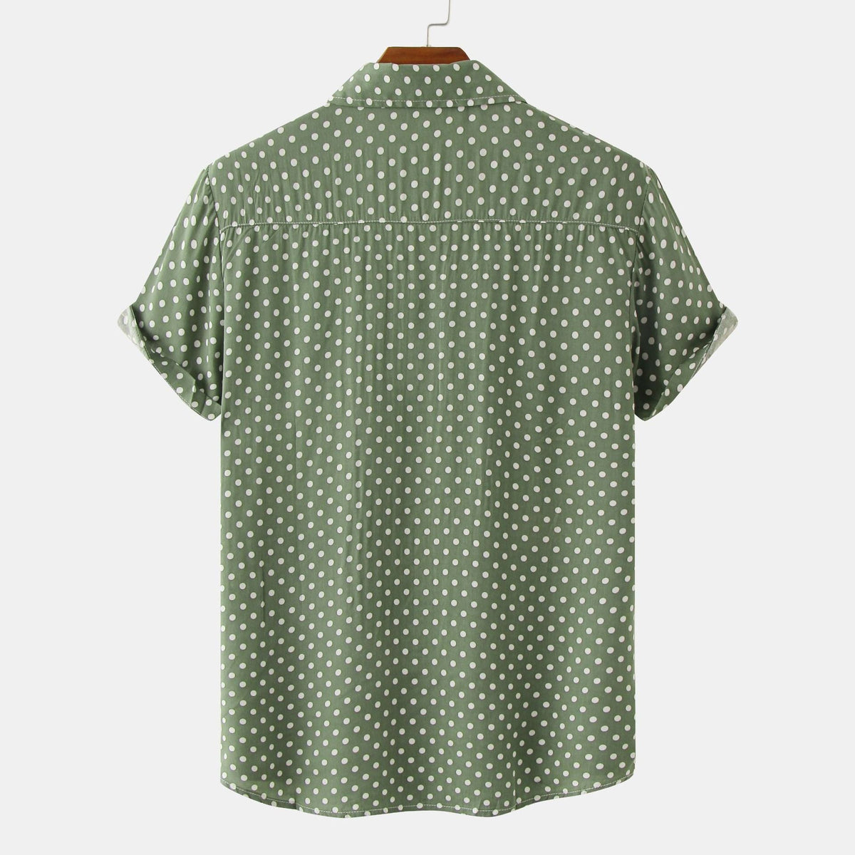 Milo polka dot shirt - Green detail