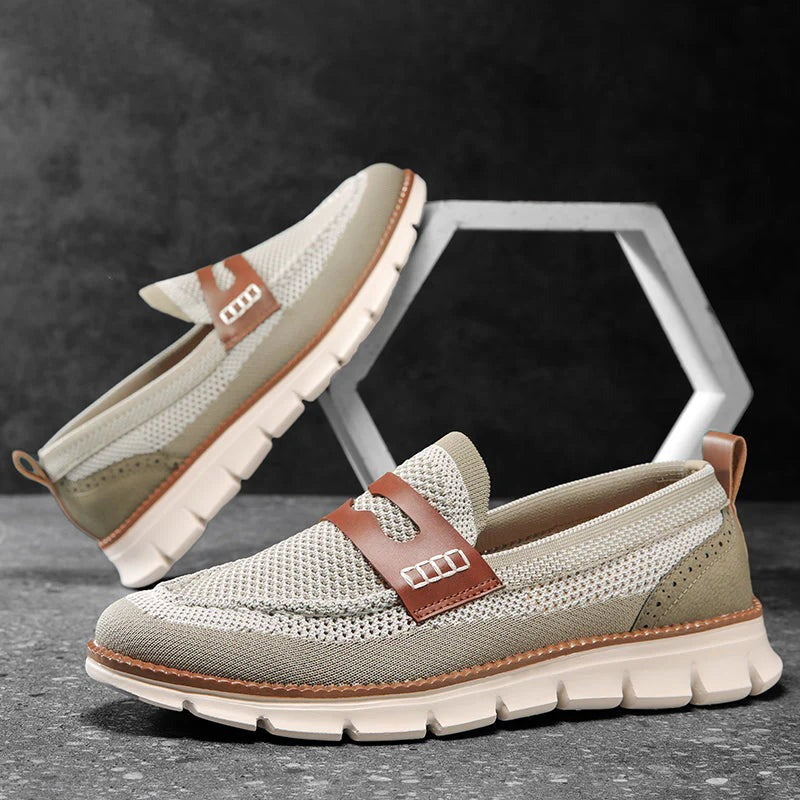 Milo mesh slip on shoes - Beige