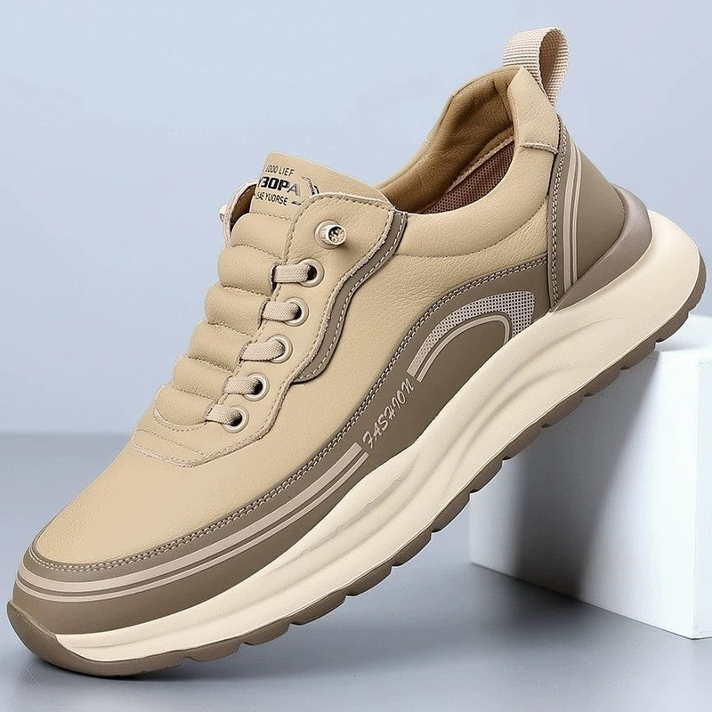 Milo leather casual sneakers - Brown