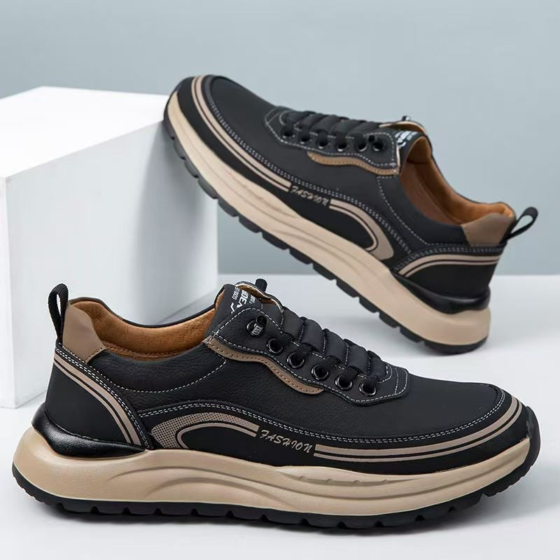 Milo leather casual sneakers - detail