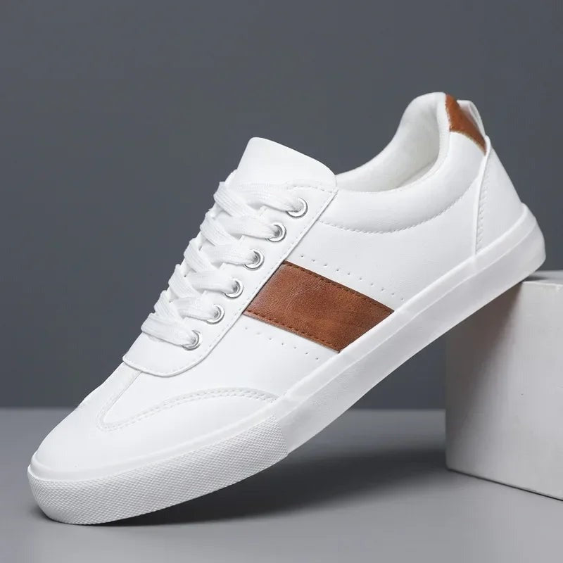 Milo striped sneakers - White