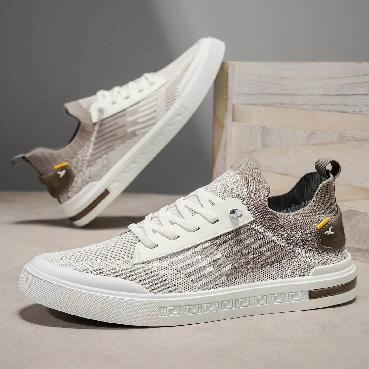 Milo knit sneakers - White detail