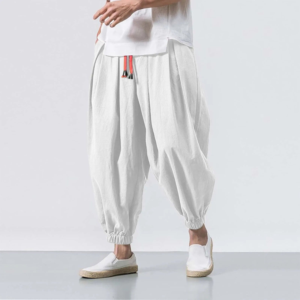 Milo linen pants - White