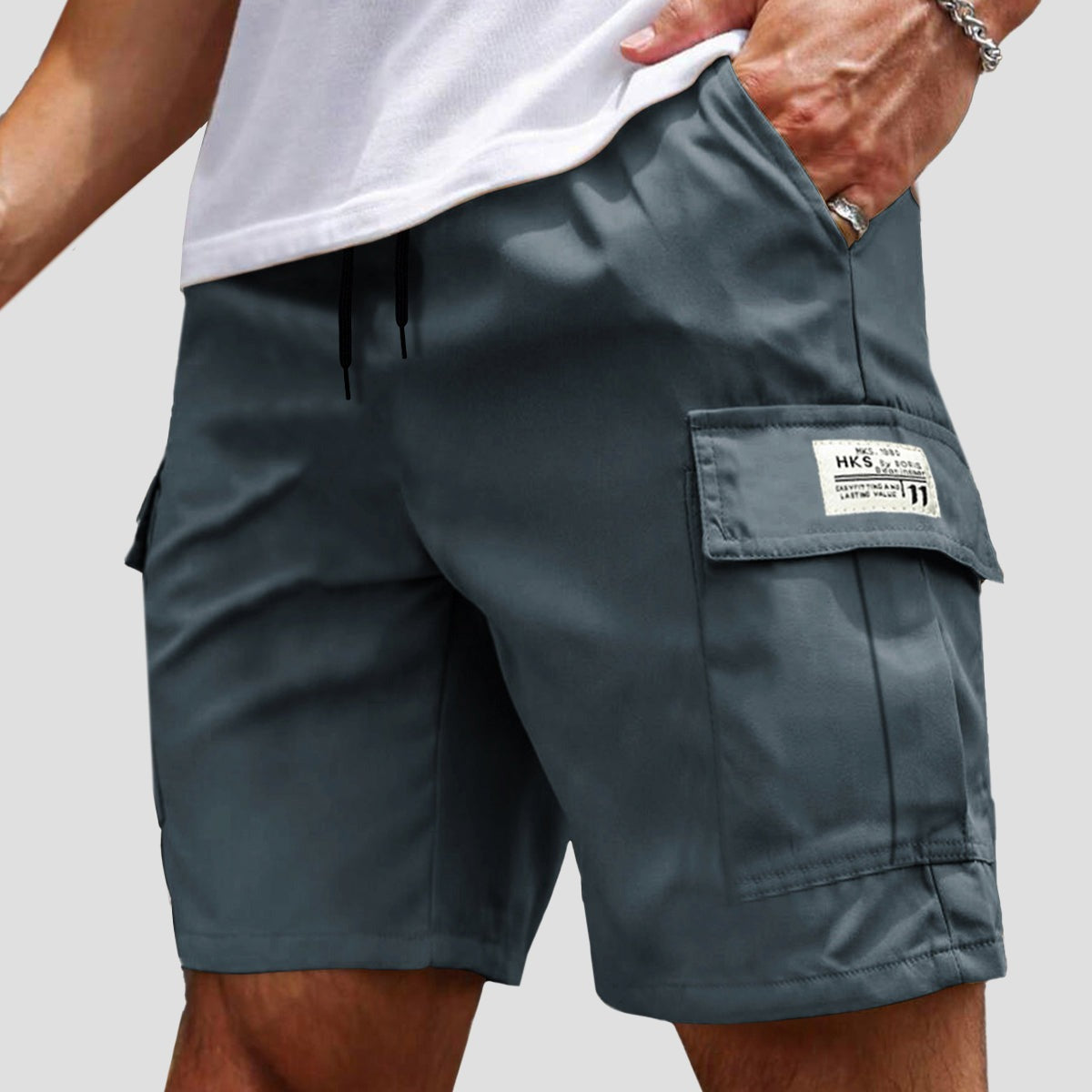 Nash cargo shorts - Blue
