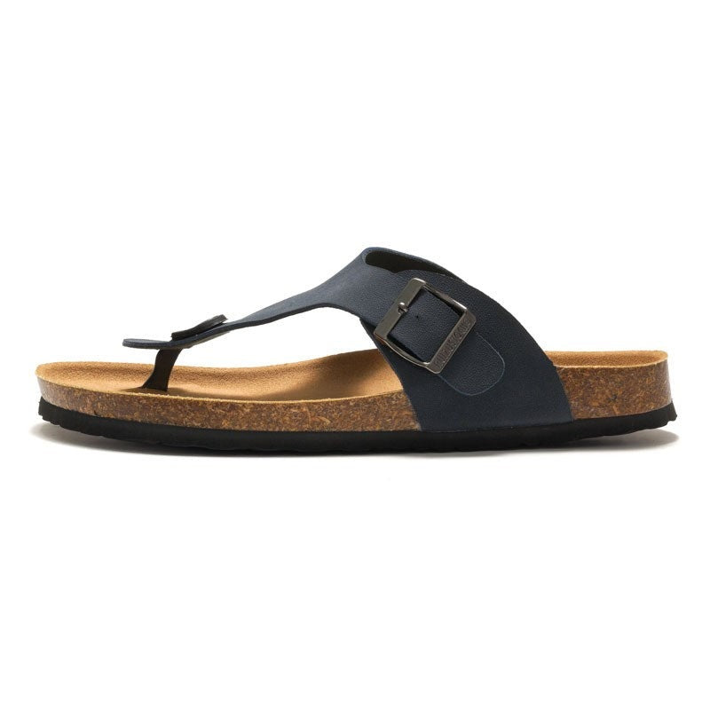 Nash cork thong sandals - Blue