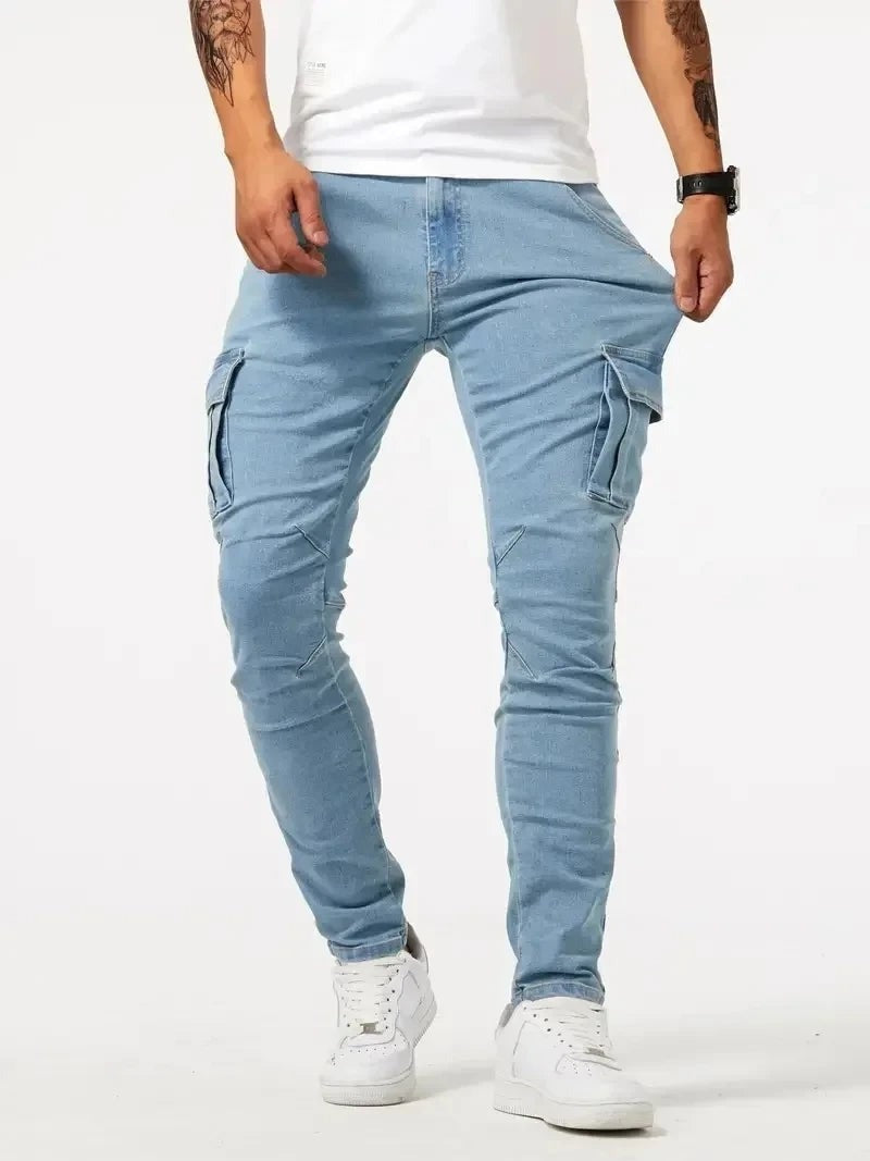 Nash cargo jeans - Blue