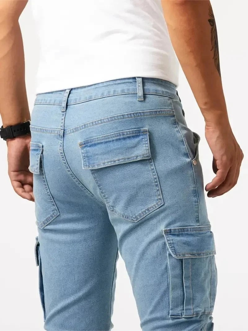 Nash cargo jeans - waist pocket detail