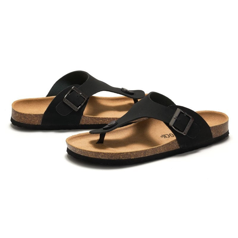 Nash cork thong sandals - detail