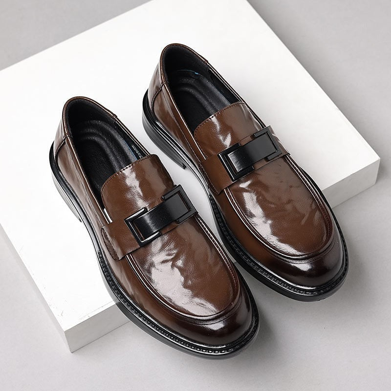 Nash slip on dress shoes - Brown