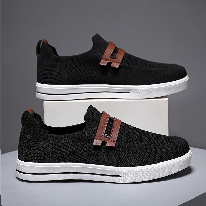 Noah slip on knit shoes - Black detail