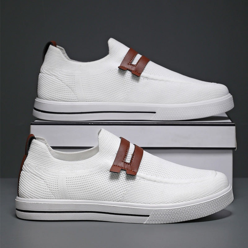 Noah slip on knit shoes - White