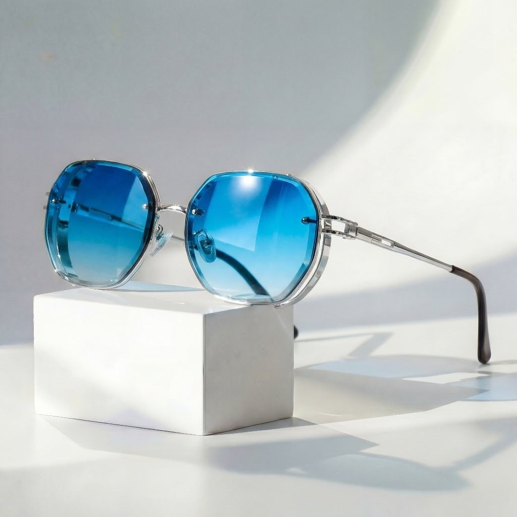 Nova metal sunglasses - Blue
