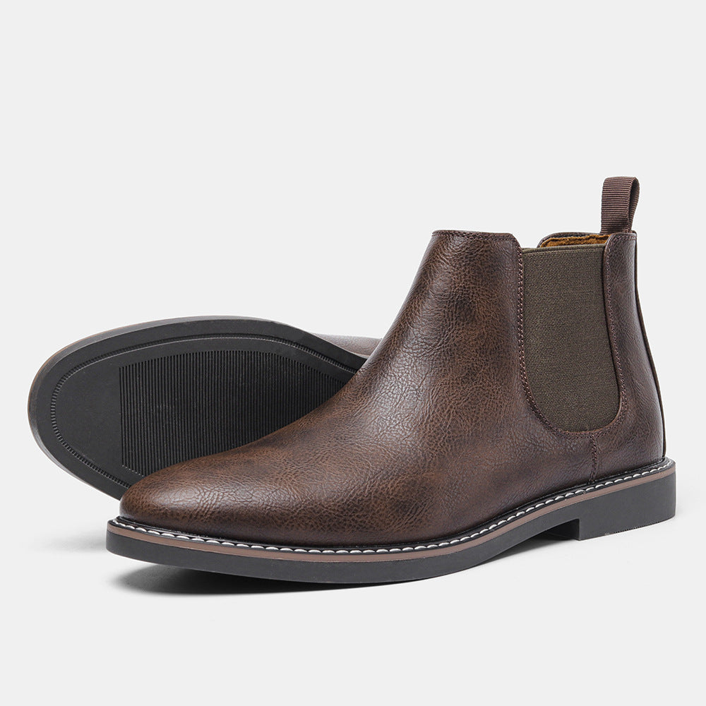 dark brown-boots