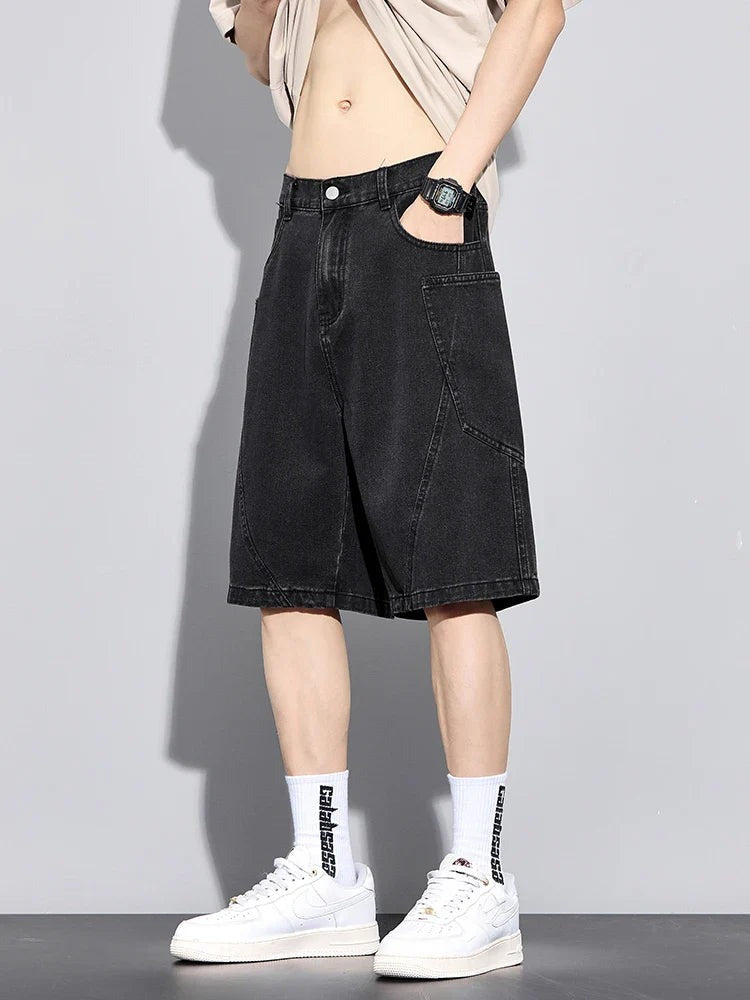 Oliver denim shorts - Black