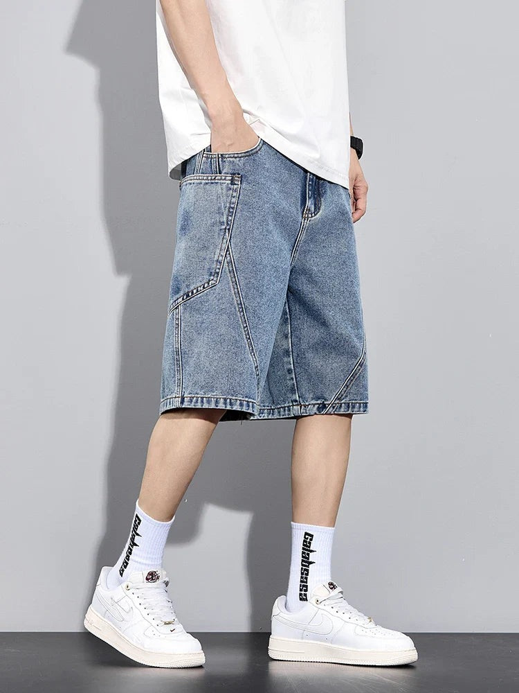 Oliver denim shorts - Blue back
