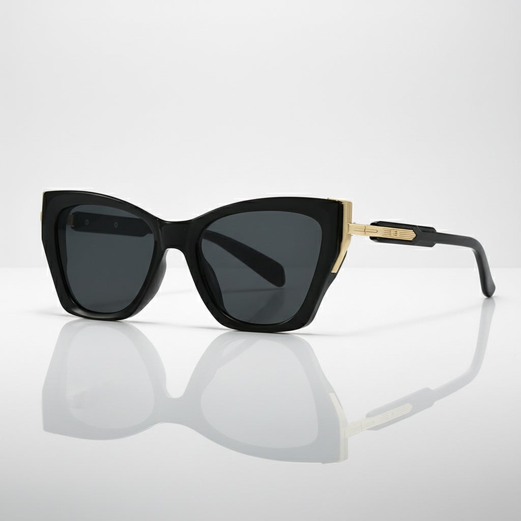 Olivia rectangle sunglasses - Black