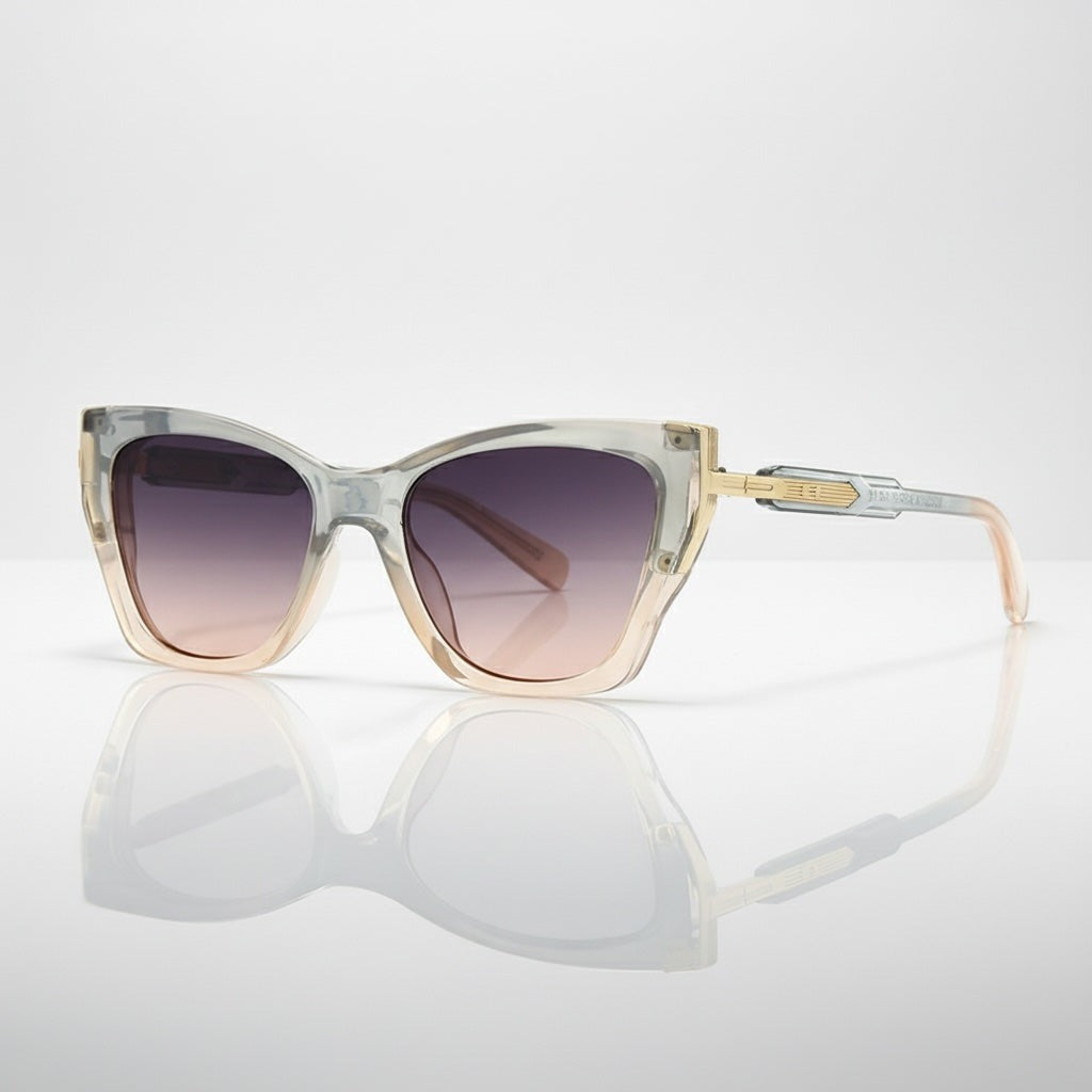 Olivia rectangle sunglasses - Pink