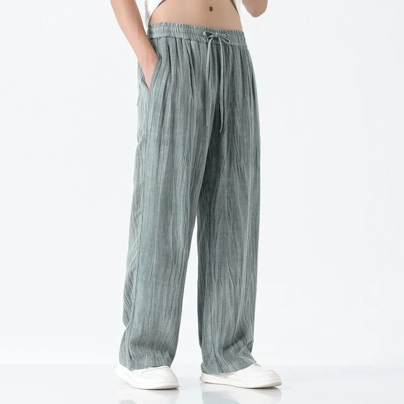 Porter linen pants - Gray