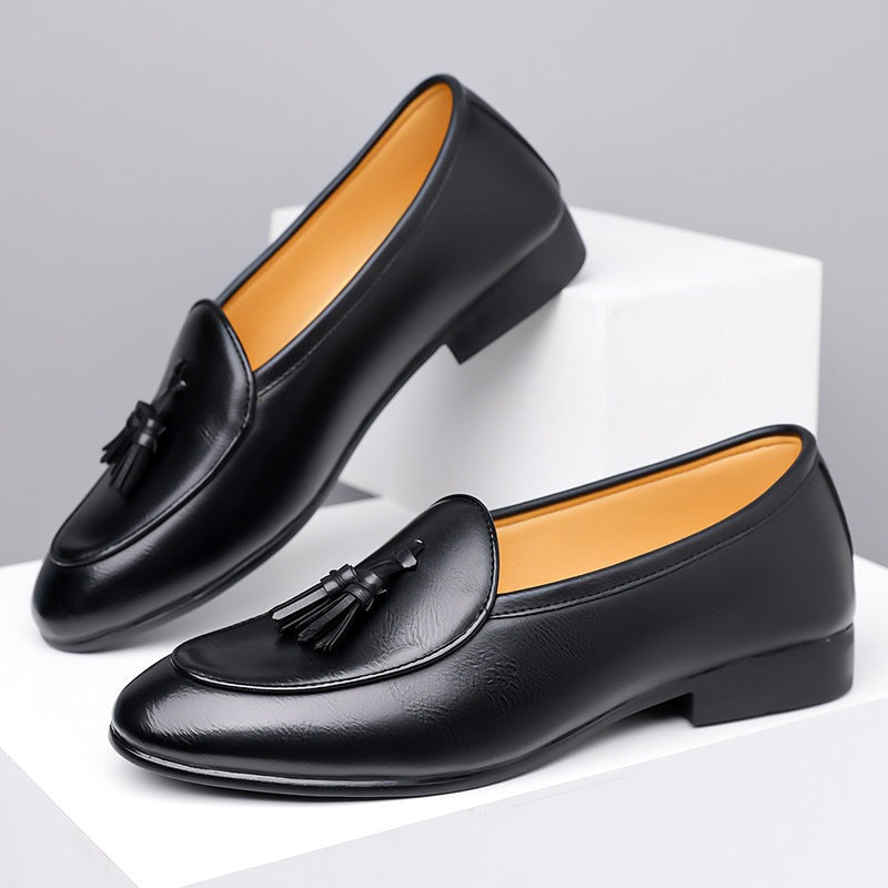 Porter leather loafers - Black