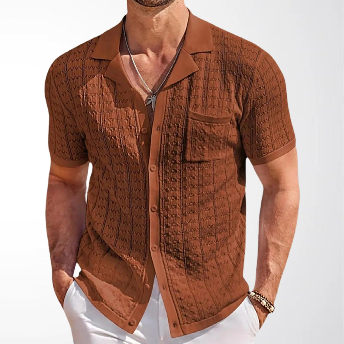 Reeve camp shirt - Brown