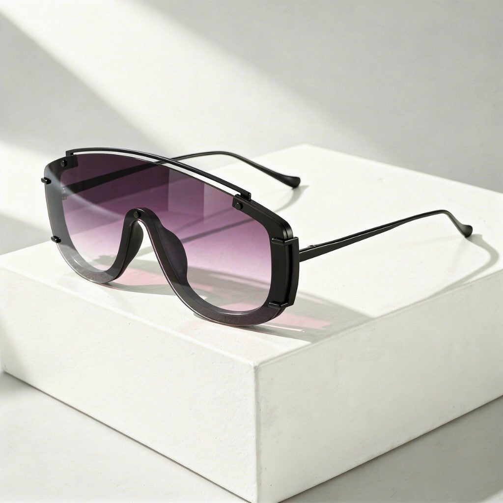 Reeve oversized shield sunglasses - Purple