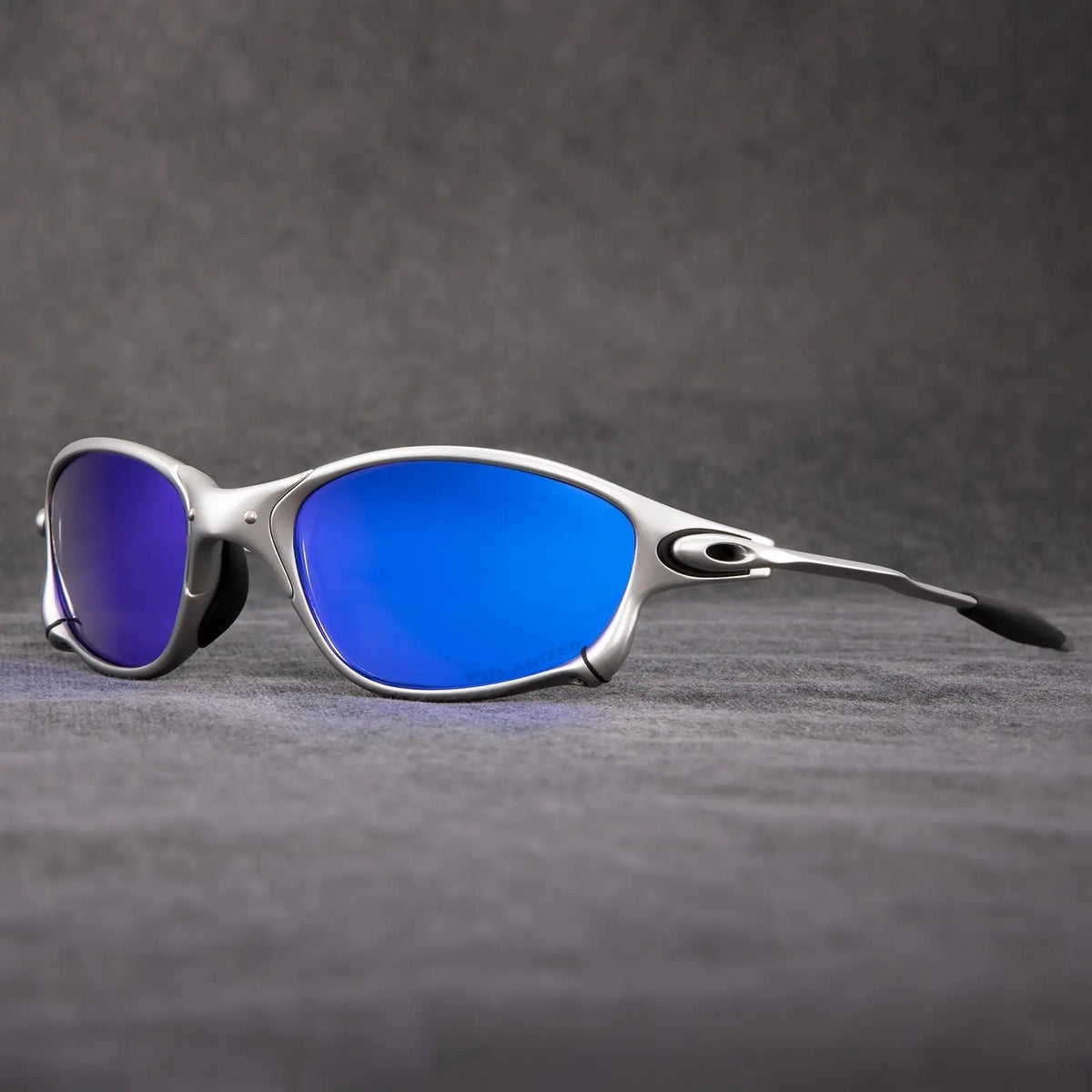 Reeve polarized sport sunglasses - Blue/Silver