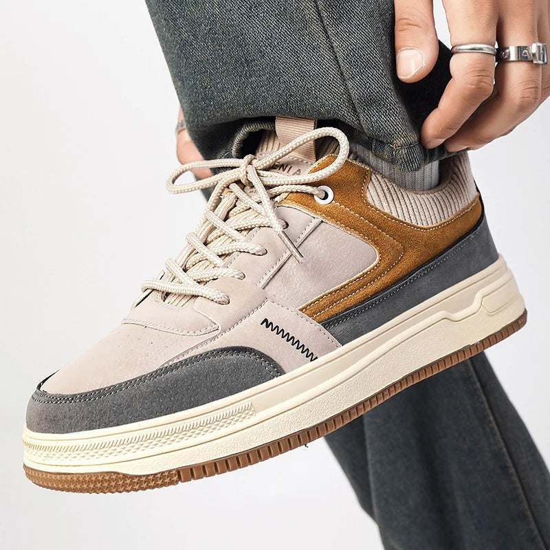 Ridge suede sneakers - Beige