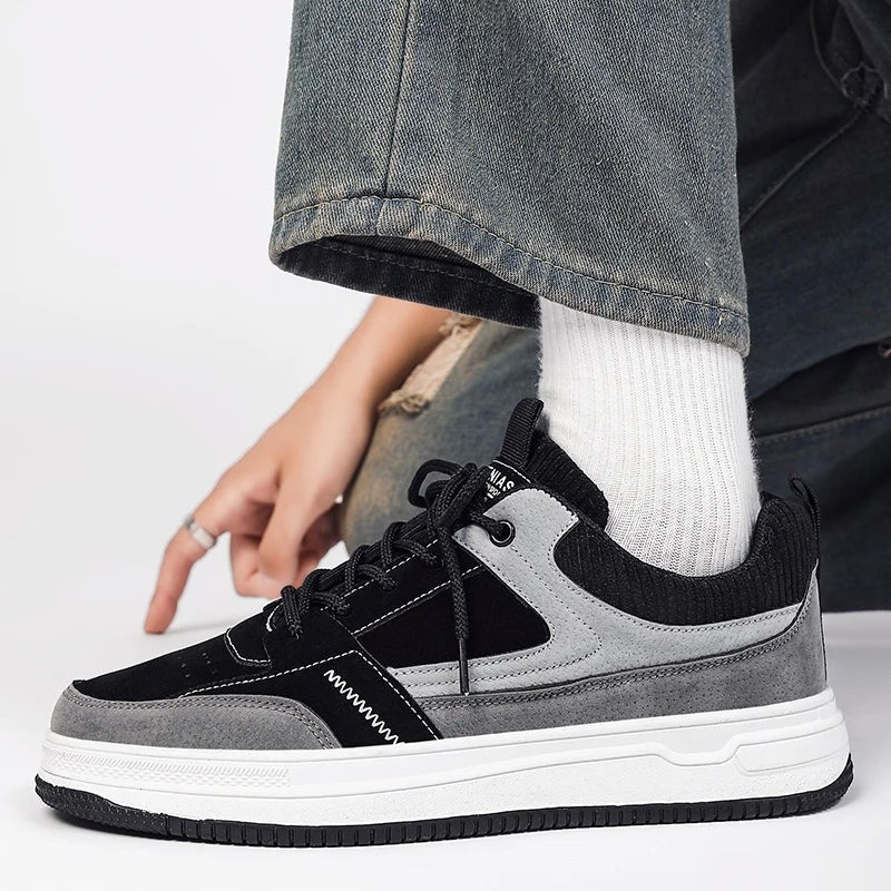 Ridge suede sneakers - Black