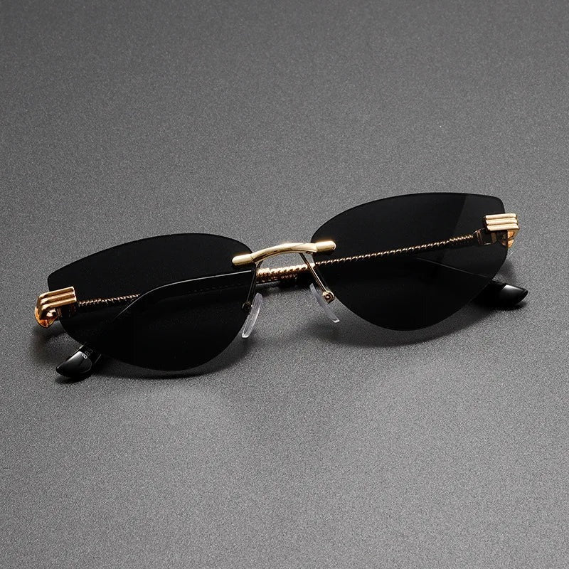 Riley cat eye sunglasses - Black