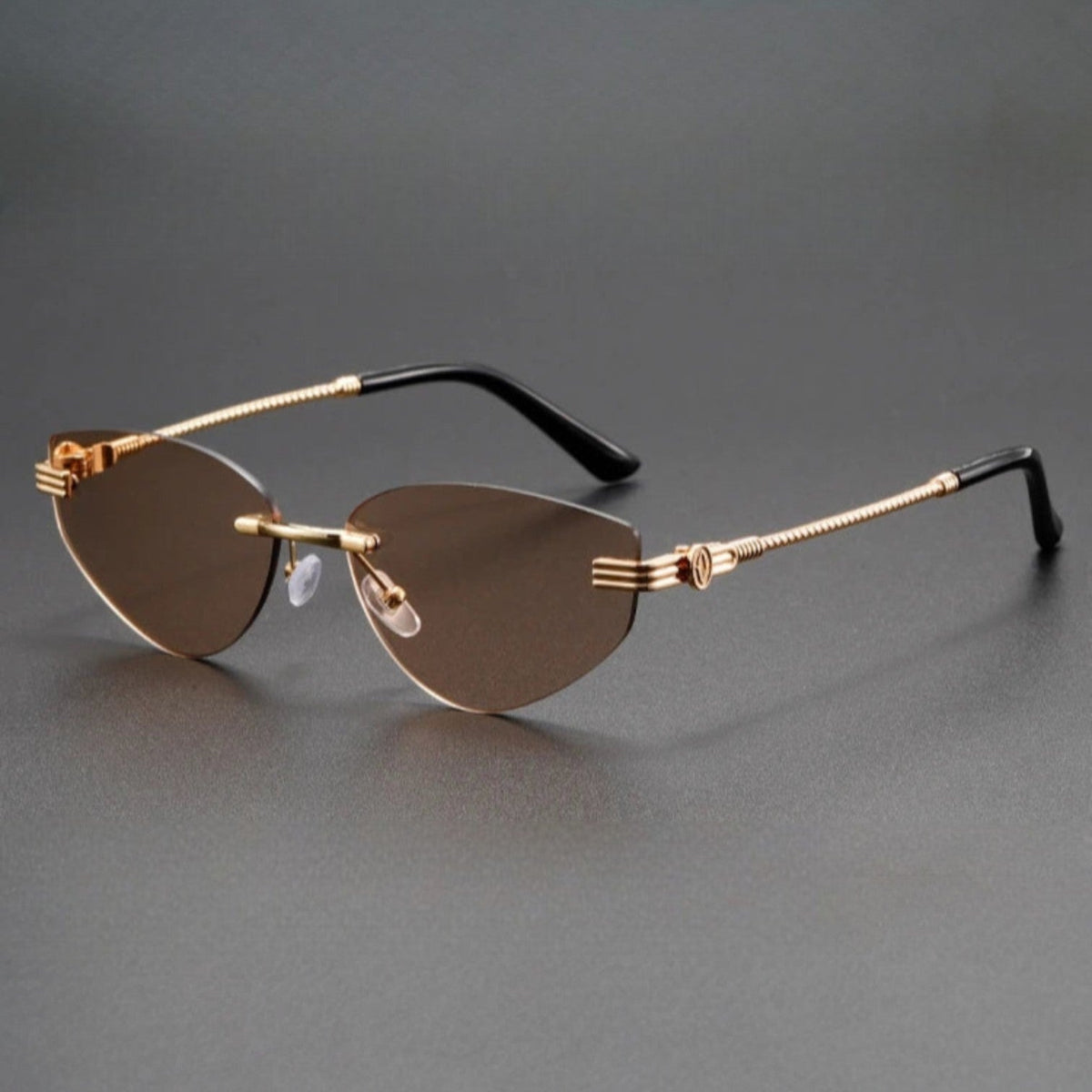 Riley cat eye sunglasses - Brown