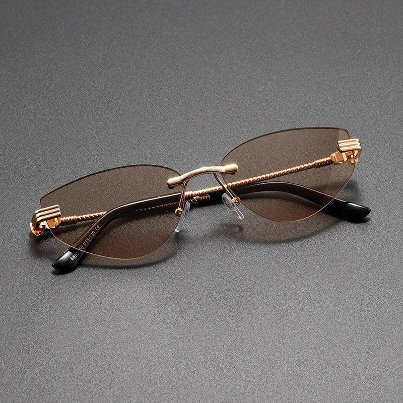Riley cat eye sunglasses - detail