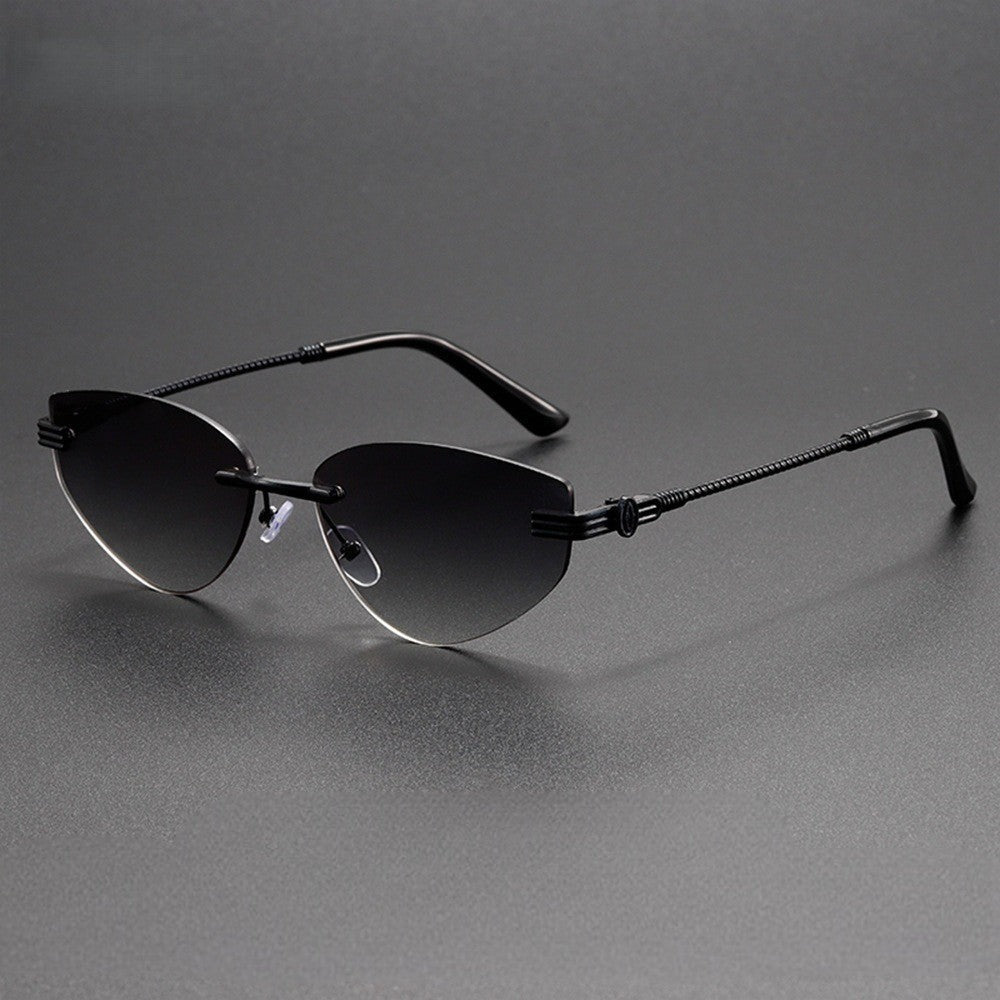 Riley cat eye sunglasses - Light Gray