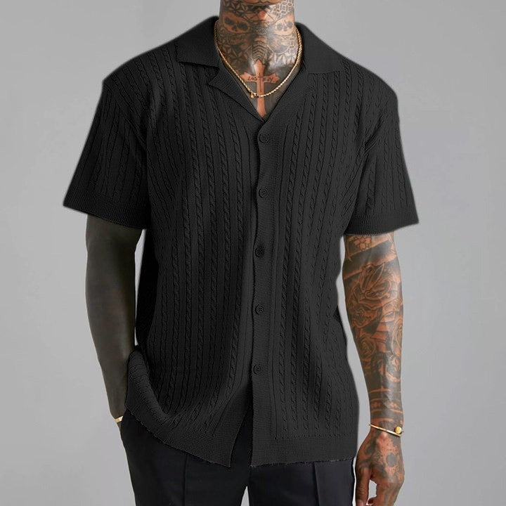 Rocco camp shirt - Black
