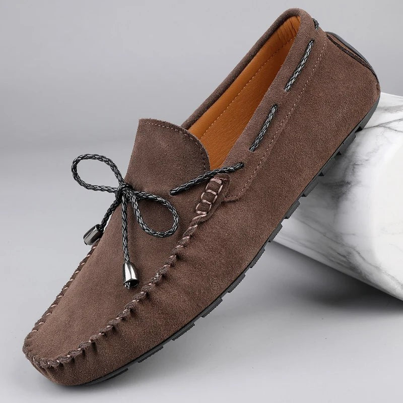 Henry Loafers - Brown side view
