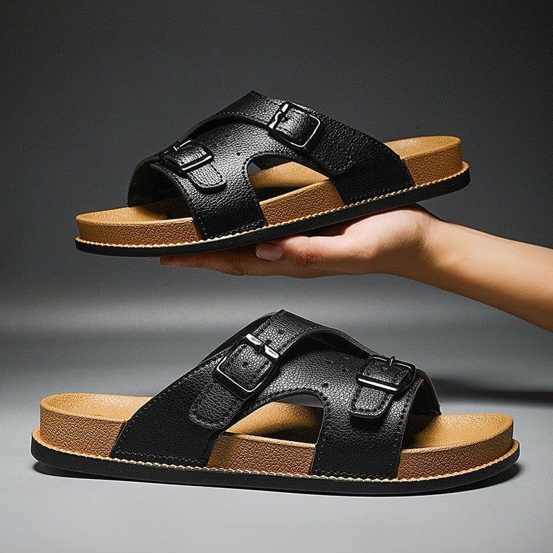 Rocco slide sandals - Black