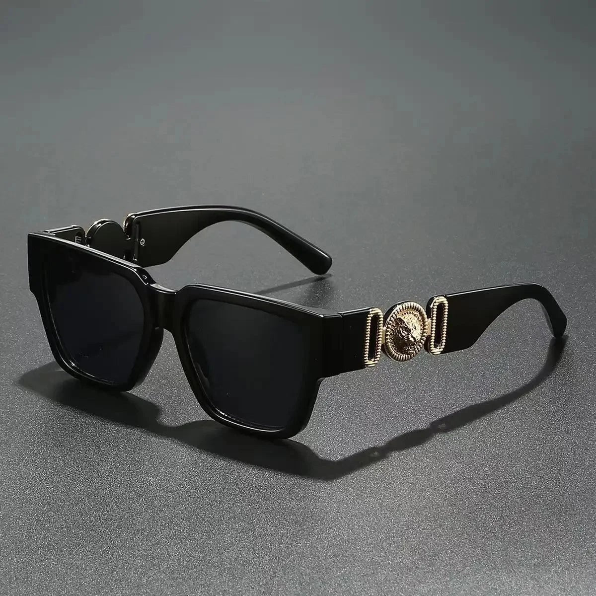 Rocco square designer sunglasses - Black