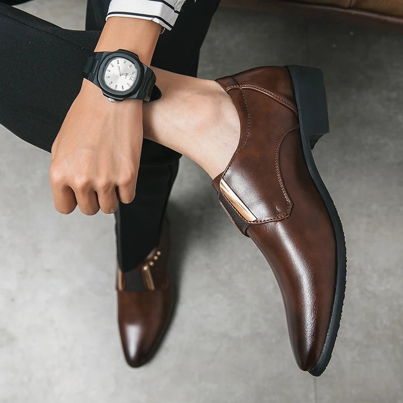 brown-dress shoes