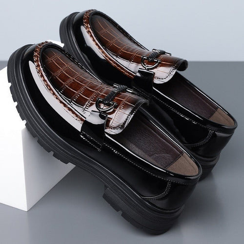 Roman platform loafers - styled