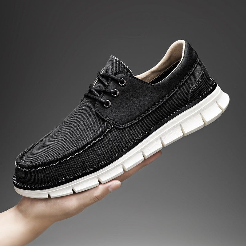 Rory canvas low top shoes - Black side view