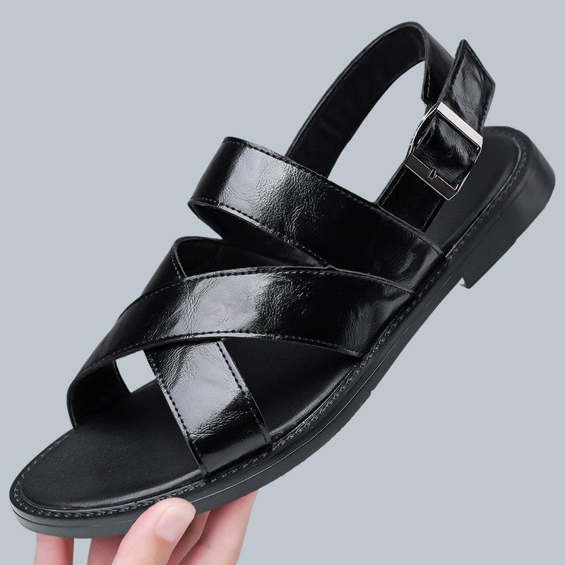 Rory ankle strap sandals - Black