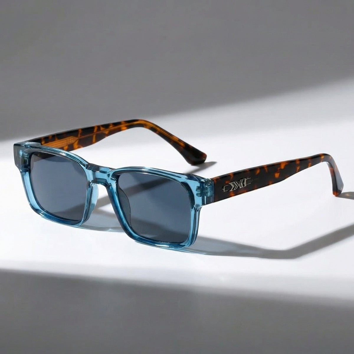 Rory rectangle sunglasses - Blue